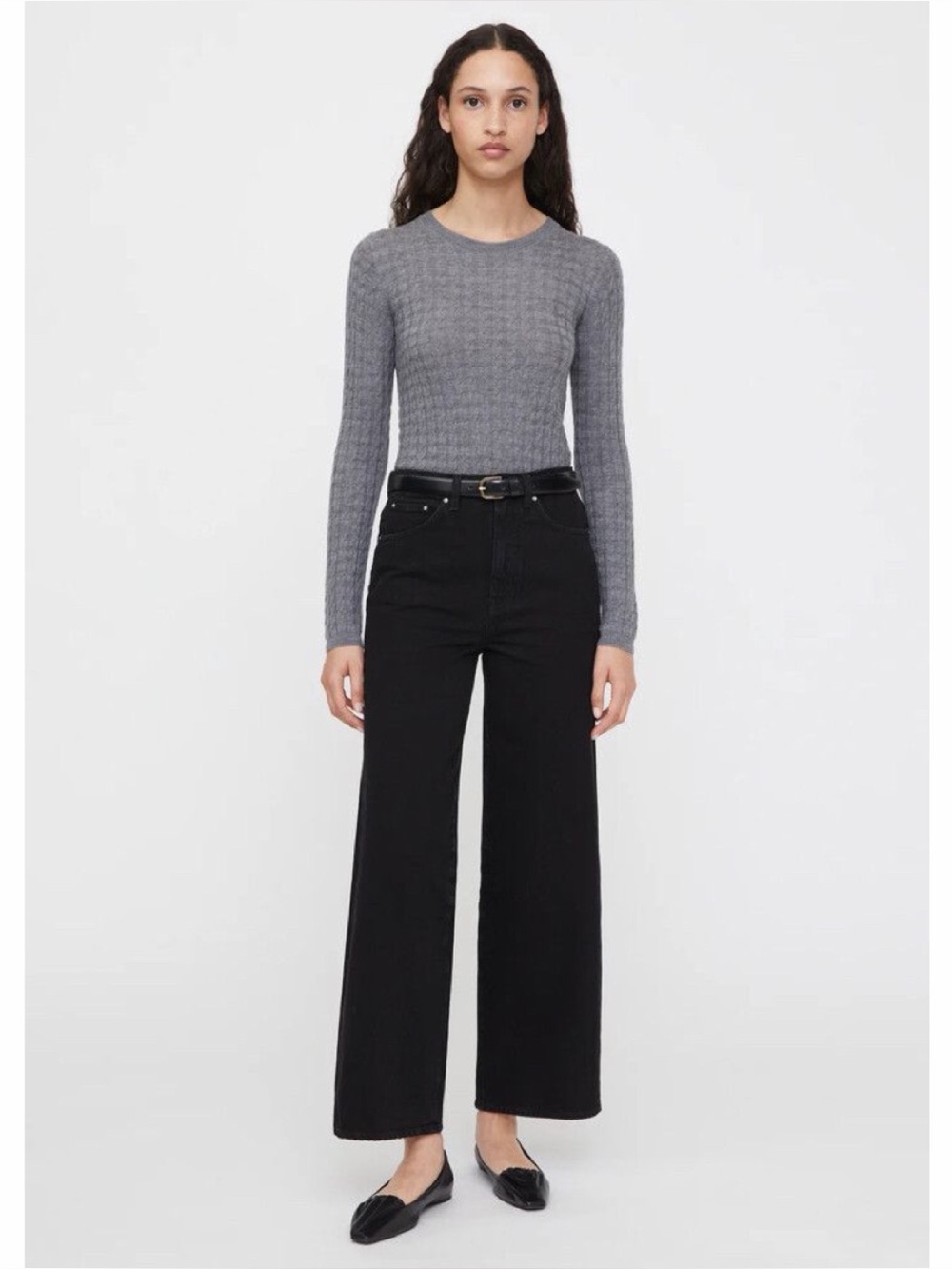 NWT Toteme Wide Leg Black Jeans size 24/34